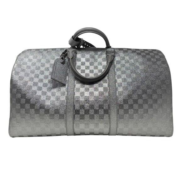 🦄 Louis Vuitton Virgil Abloh Glitter Keepall 50B N58041 Limited Edition - Picture 1 of 14